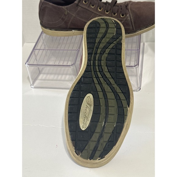 Skechers Casual‎ Sneakers Brown Canvas Lace Up Comfort Shoes Men's - Picture 4 of 7